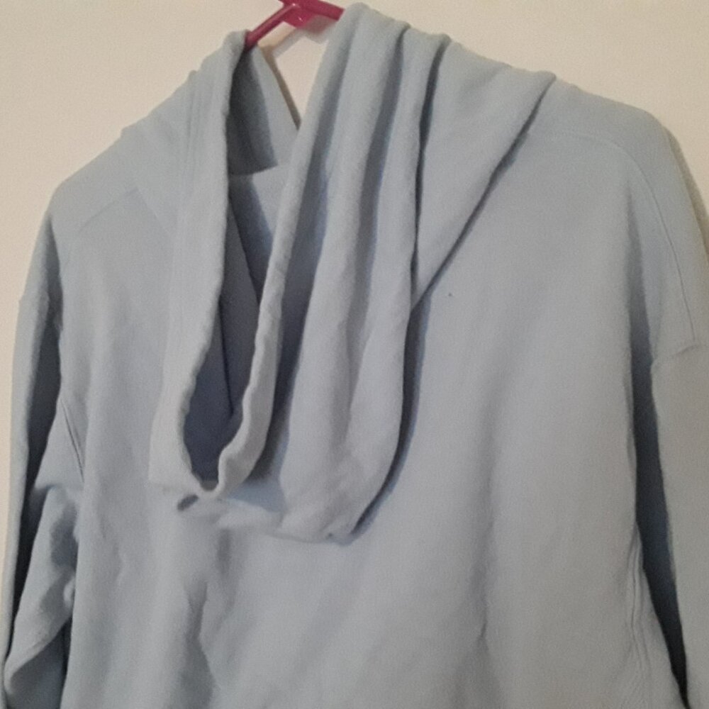 Tha Lounge Life womens medium lavender drawstring hoodie sweatshirt w/fr pockets - Picture 4 of 7